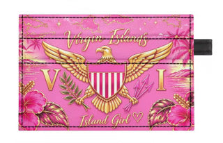 Pink Virgin Islands Card Holder (Pre-Order)