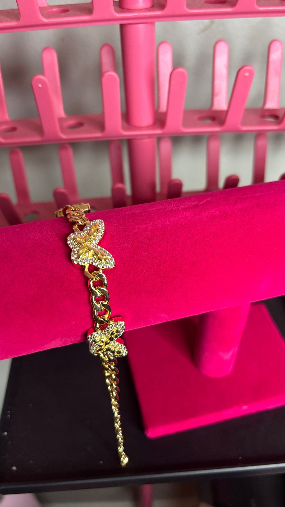 Nugget Butterfly Hand Chain