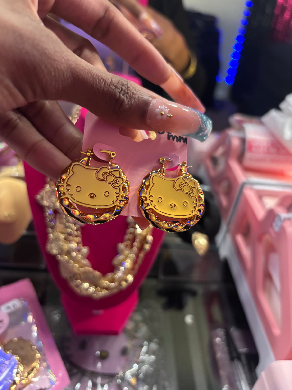 30 mm Gold- Plated Hoop Earrings