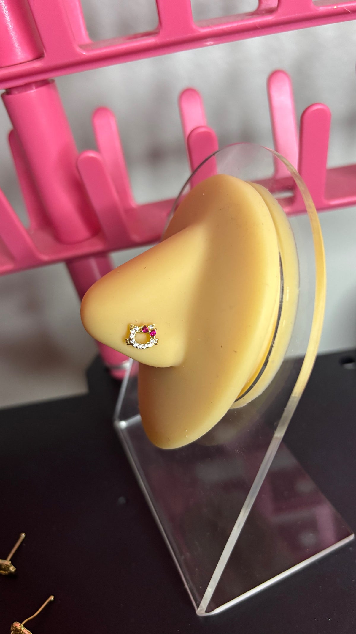 Stud Nose Rings Gold-Plated