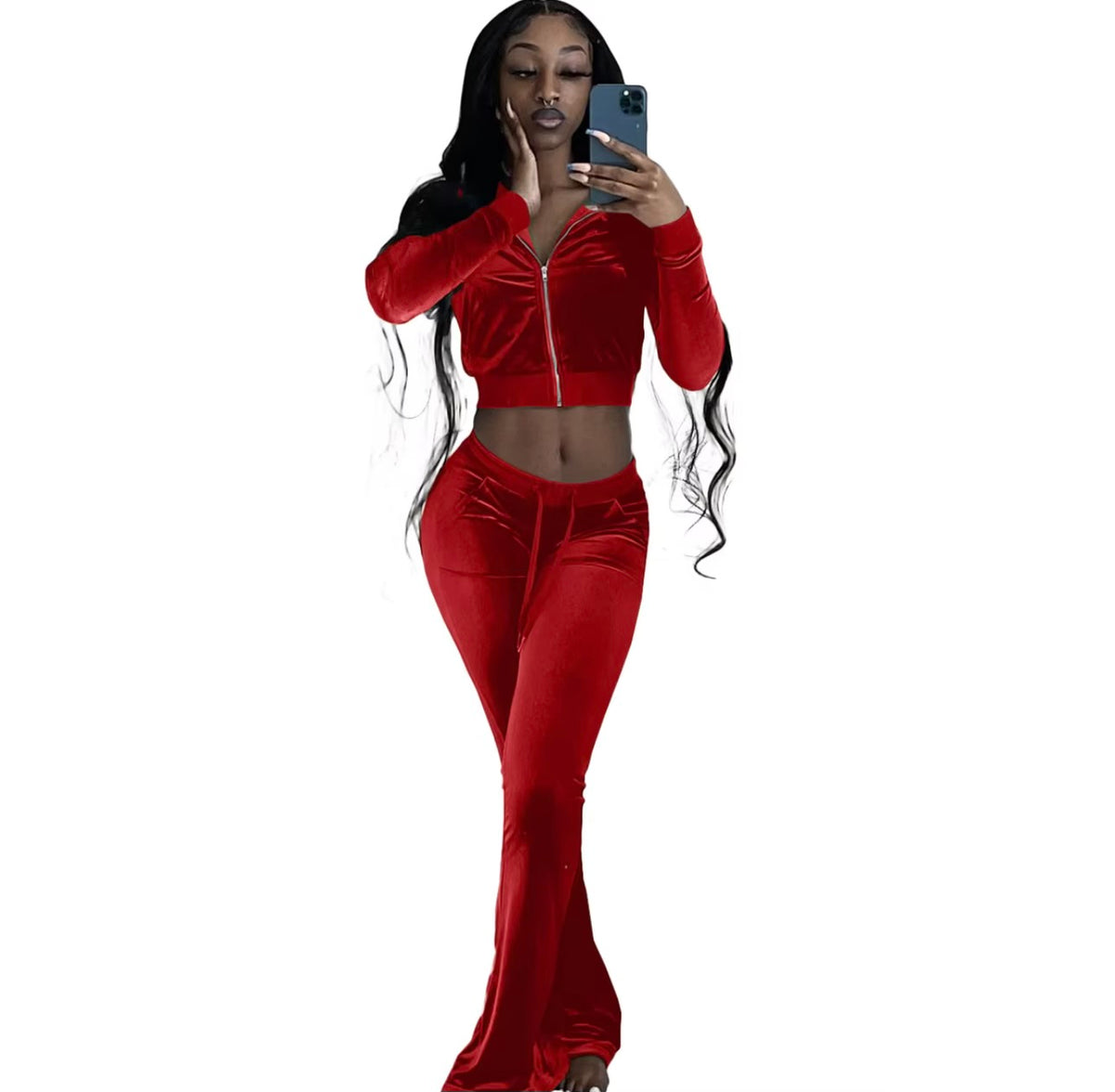 Velcro Track Suit