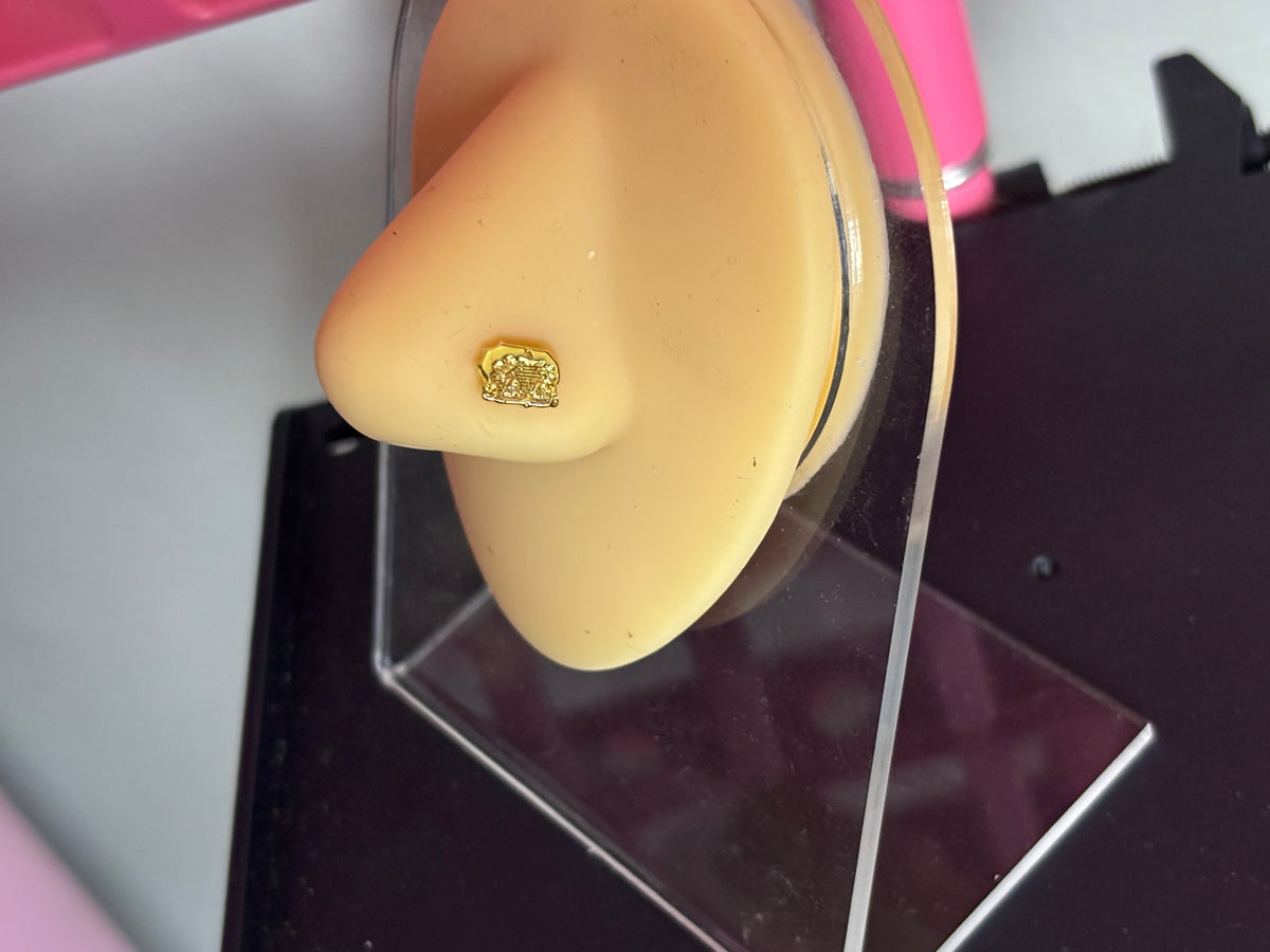 Stud Nose Rings Gold-Plated