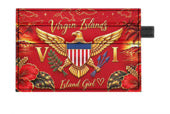 Red Virgin Islands Card Holder (Pre-Order)