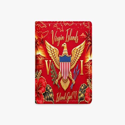 Red Virgin Islands Passport Holder (Pre-Order)